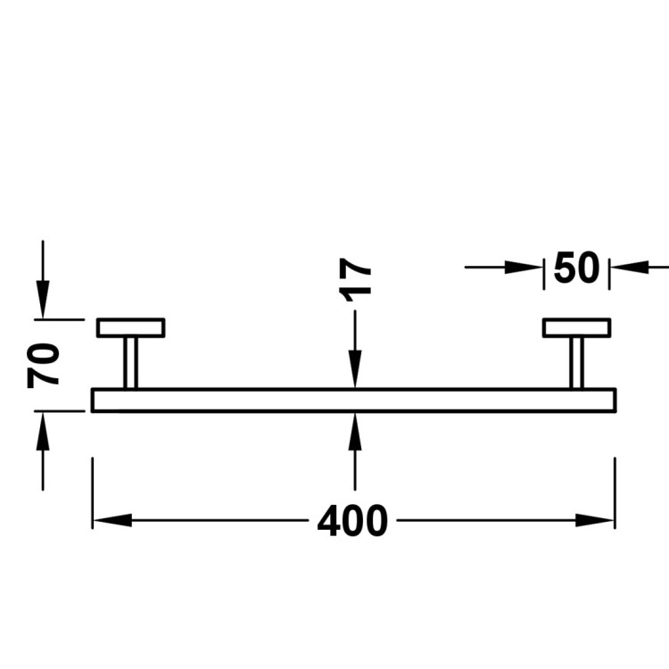 Aksesuāru komplekts TRES SQUARE, melna metālika 09598101KM