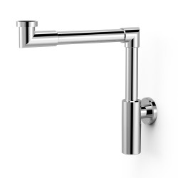 TRES Teleskopisks izlietnes sifons ar nobīdi 1 1/4x32, hroms