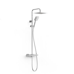 Termostata dušas sistēma TRES OVER-WALL ar stacionāro un rokas dušu, 19039313