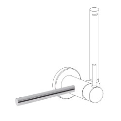 Dvieļu turētajs TRES 180mm, 03412401