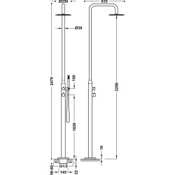 Duša dārzam vai baseinam TRES, 13499507