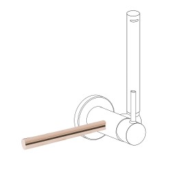 Dvieļu turētajs TRES 180mm, 03412401OP