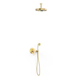 Vannas un dušas iebūvējamais maisītājs TRES CLASIC, 24K zelts 24218004OR