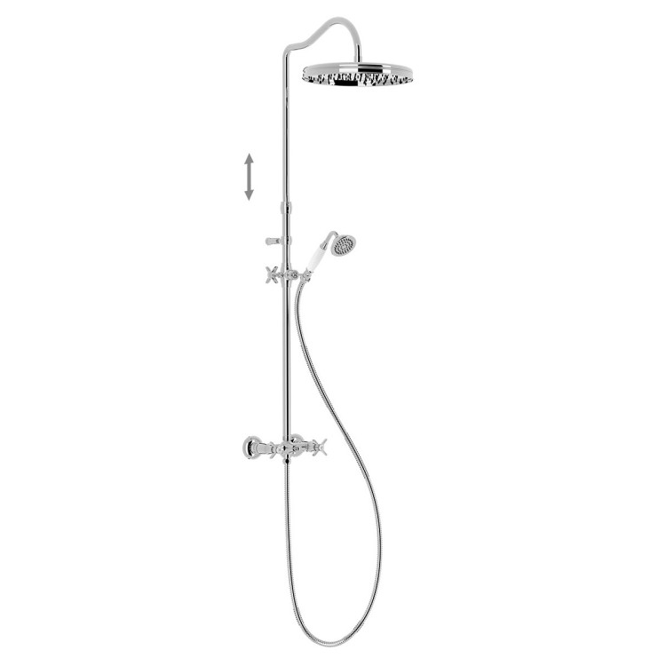 Dušas sistēma TRES Clasic, hroms 24219102