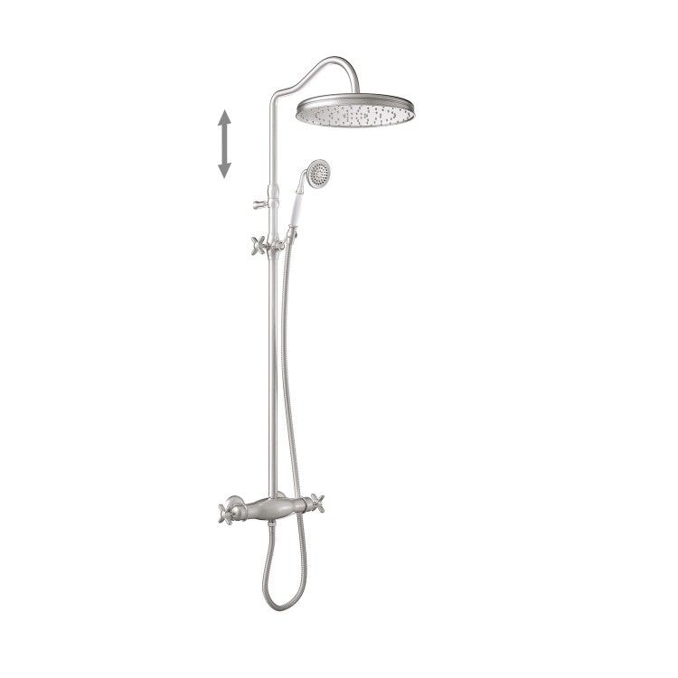 Termostata dušas sistēma TRES CLASIC, tērauds 24219503AC