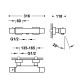 Vannas un dušas termostata maisītājs CUADRO-TRES, hroms 1071749