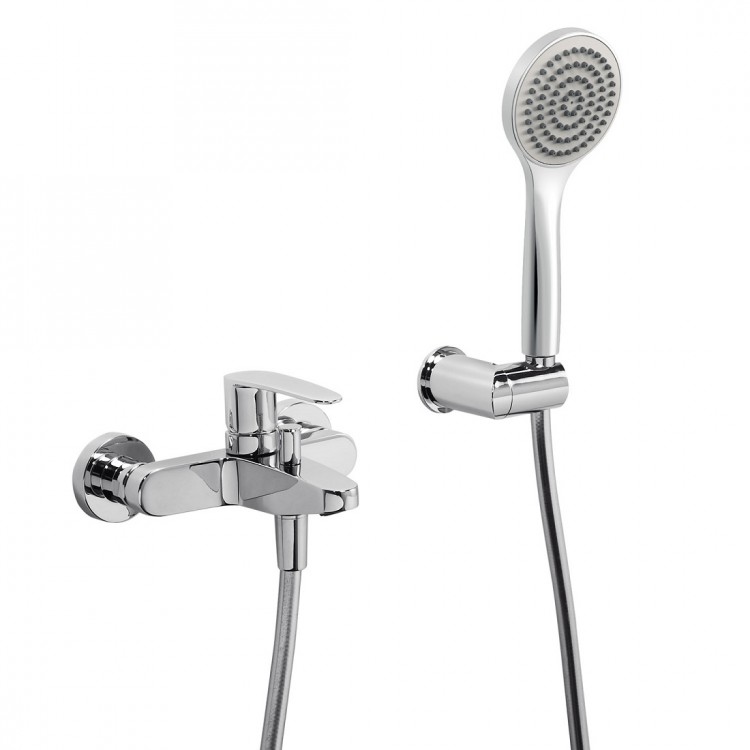 Vannas un dušas maisītājs ar dušu FLAT-TRES, hroms, 20417001