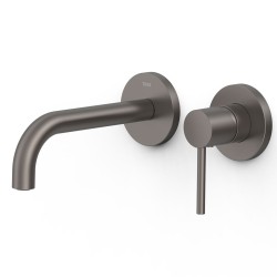 Izlietnes maisītājs no sienas virsapmetuma daļa STUDY-TRES, 26230021GR, grafīts PBT®