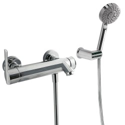 Vannas un dušas maisītājs ar dušu LEX-TRES, hroms 181474