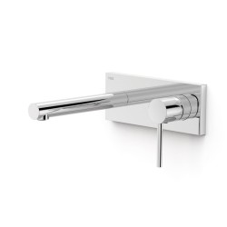 Izlietnes maisītājs no sienas MAX-TRES, hroms 06230011