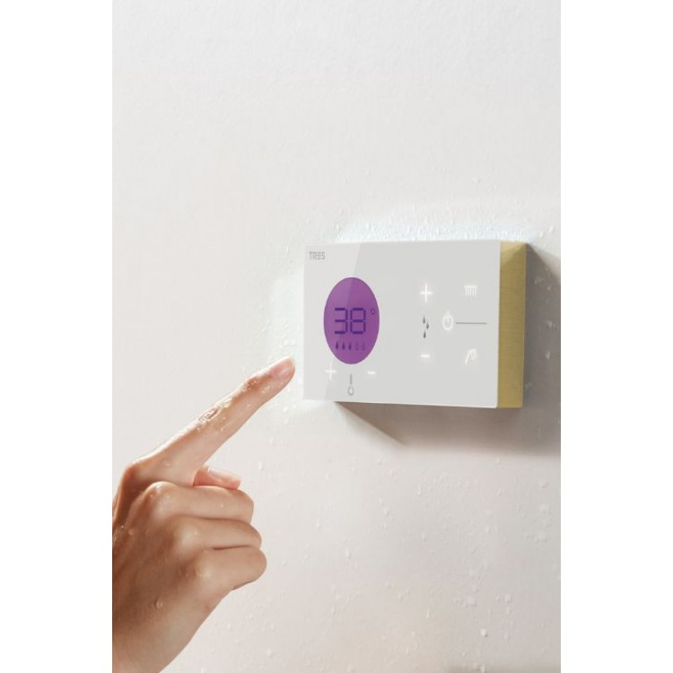 Elektroniskā termostata dušas sistēma TRES Shower Technology Elektroniska 09286402 Elektroniskā termostata dušas sistēma TRES Shower Technology Elektroniska 09286402