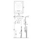 Termostata dušas sistēma TRES Shower Technology, 09286302 Termostata dušas sistēma TRES Shower Technology, 09286302