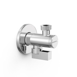 Stūra ventīlis ar filtru TRES 1/2 x 3/8, hroms 9134525