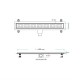 Dušas kanāls Valtemo Starline Black Trendy 600mm, VLD-566320 Dušas kanāls Valtemo Starline Black Trendy 600mm, VLD-566320