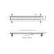 Dušas kanāls Valtemo Westline Trendy 700mm, VLD-576325 Dušas kanāls Valtemo Westline Trendy 700mm, VLD-576325