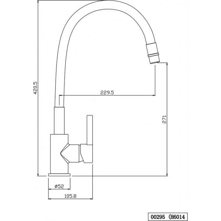 Virtuves izlietnes maisītājs Vento CUCINA FLexy 2, 3523992