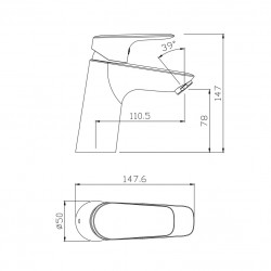 Izlietnes maisītājs Vento Prata, 35320