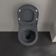 Tualetes pods piekaramais Villeroy&Boch Subway 2.0 ar Soft Close vāku, grafīts