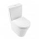 Tualetes pods Villeroy&Boch O.Novo Compact Rimless poda ar Soft Close vāku, 4625H201 Tualetes pods Villeroy&Boch O.Novo Compact Rimless poda ar Soft Close vāku, 4625H201