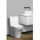Tualetes pods Villeroy&Boch O.Novo Compact Rimless poda ar Soft Close vāku, 4625H201 Tualetes pods Villeroy&Boch O.Novo Compact Rimless poda ar Soft Close vāku, 4625H201