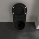 Tualetes pods piekaramais Villeroy&Boch Subway 2.0 ar Soft Close vāku, melns