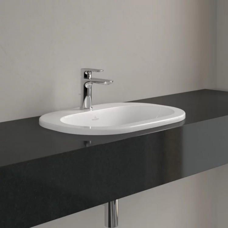 Vannas istabas iebūvējamā izlietne Villeroy & Boch O.Novo 56x40.5 cm, 41615601 Vannas istabas iebūvējamā izlietne Villeroy & Boch O.Novo 56x40.5 cm, 41615601