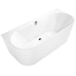 Brīvi stāvoša vanna Villeroy & Boch Oberon 2.0 Duo WALL 1800x800mm, ar sifonu