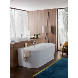 Brīvi stāvoša vanna Villeroy & Boch Oberon 2.0 Duo WALL 1800x800mm, ar sifonu