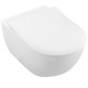Tualetes pods piekaramais Villeroy&Boch Subway 2.0 ar Soft Close vāku, 5614R201
