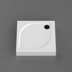 Dušas paliktnis kvadrātveida Vispool KK-80, 800x800mm