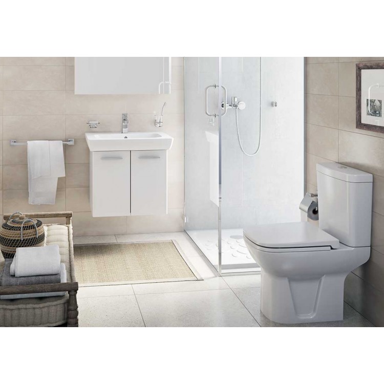 Tualetes pods VitrA S20 ar universālu izvadu un Soft Close vāku Tualetes pods VitrA S20 ar universālu izvadu un Soft Close vāku