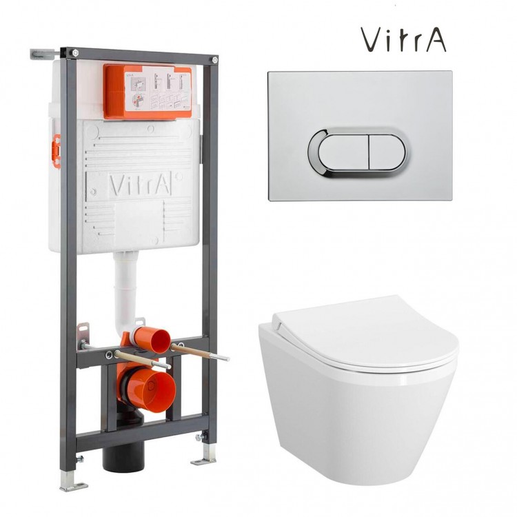 Komplekts Vitra Pro Integra Rimex + rāmis+poga