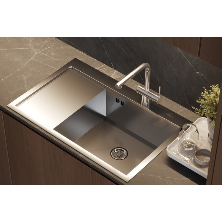 Virtuves izlietne Wisent 78x51cm, W37851-R Virtuves izlietne Wisent 78x51cm, W37851-R