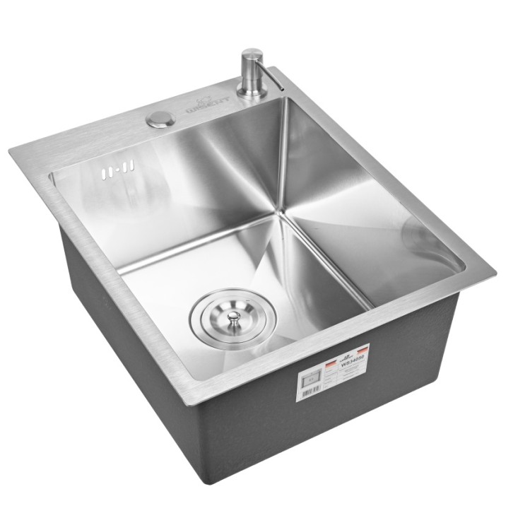 Virtuves izlietne Wisent 40x50cm ar dozatoru, WS34050