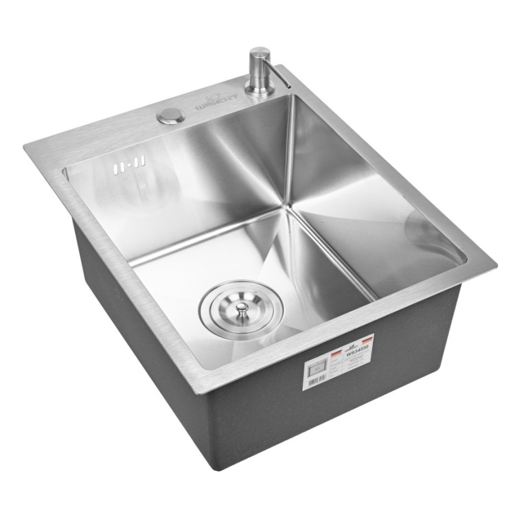 Virtuves izlietne Wisent 40x50cm ar dozatoru, WS34050