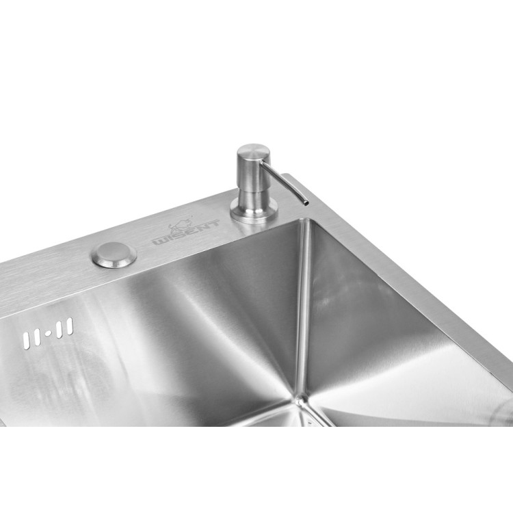 Virtuves izlietne Wisent 40x50cm ar dozatoru, WS34050