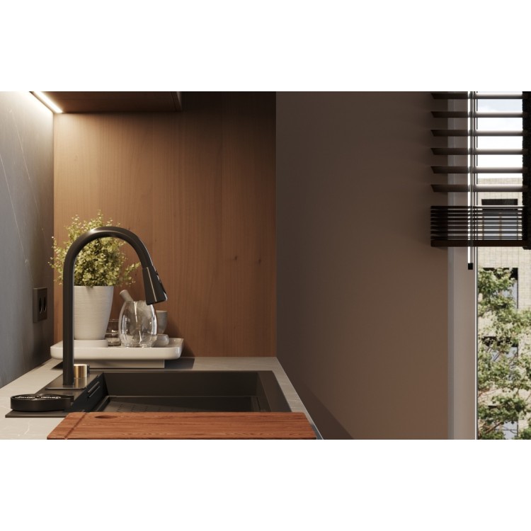 Virtuves izlietne Wisent 75x46cm WG37546B Virtuves izlietne Wisent 75x46cm WG37546B