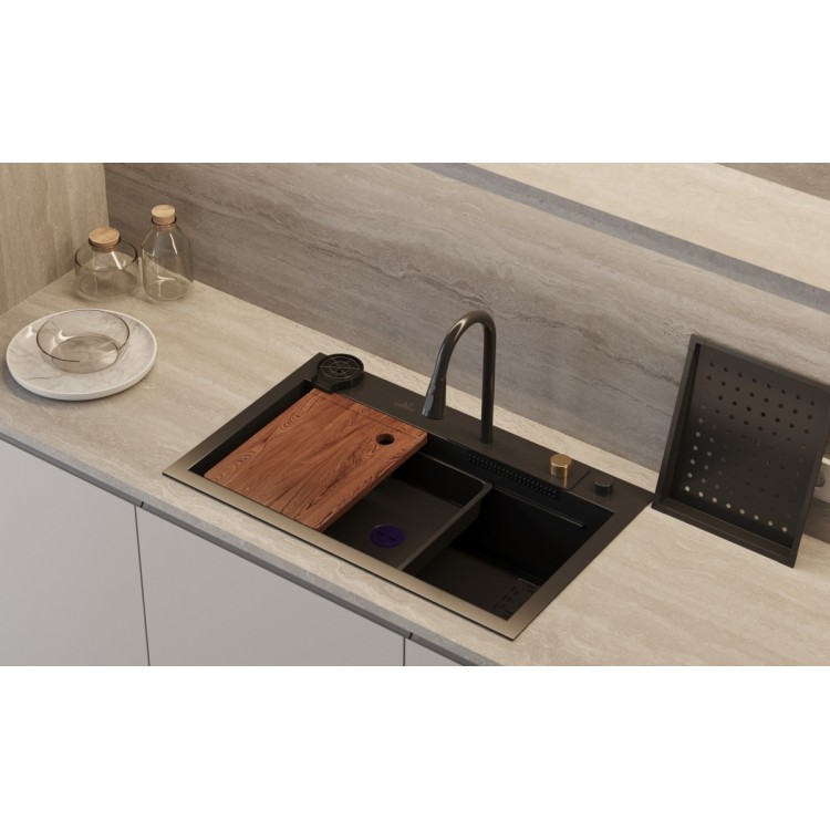 Virtuves izlietne Wisent 75x46cm WG37546B Virtuves izlietne Wisent 75x46cm WG37546B