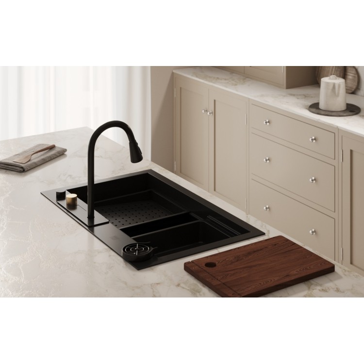 Virtuves izlietne Wisent 75x46cm WG37546B Virtuves izlietne Wisent 75x46cm WG37546B