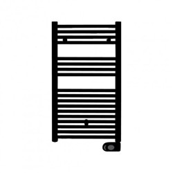 Elektriskais dvieļu žāvētājs Zehnder Aura 500x906 mm 500W, melns matēts