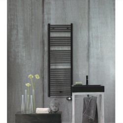 Elektriskais dvieļu žāvētājs Zehnder Aura 400x786 mm 300W, melns matēts