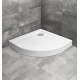 Dušas paliktnis pusapaļš Radaway Doros A Compact 80x80, balts