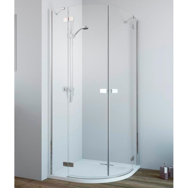 Asimetriska dušas kabīne Radaway Fuenta New PDD 80x100 cm