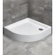 Dušas paliktnis pusapaļš Radaway Laros Compact A 85x85 ,balts