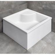 Dušas paliktnis dziļais Radaway NAXOS C 900x900, balts