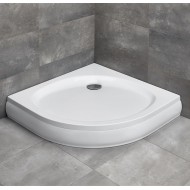Dušas paliktnis pusapaļš Radaway Patmos A 90x90 ,balts