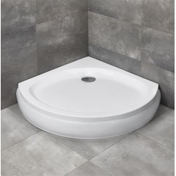 Dušas paliktnis pusapaļš Radaway Patmos B 90x90 ,balts
