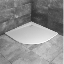 Dušas paliktnis pusapaļš Radaway KYNTOS A 90x90cm, balts
