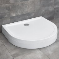 Dušas paliktnis pusapaļš Radaway DELOS P 100x90 ,balts