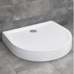Dušas paliktnis pusapaļš Radaway DELOS P 100x90 ,balts